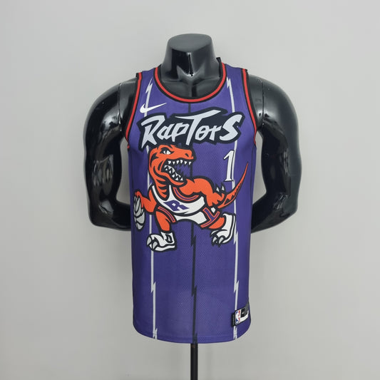 Toronto Raptors McGRADY#1 Purple NBA